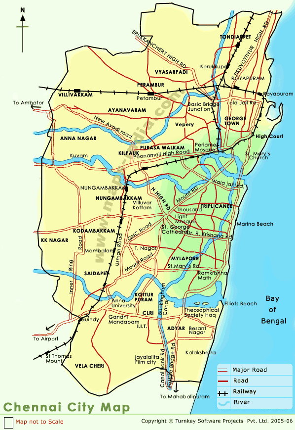 chennai city carte